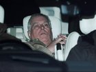 Former prince Andrew leaves the police station after his arrest.