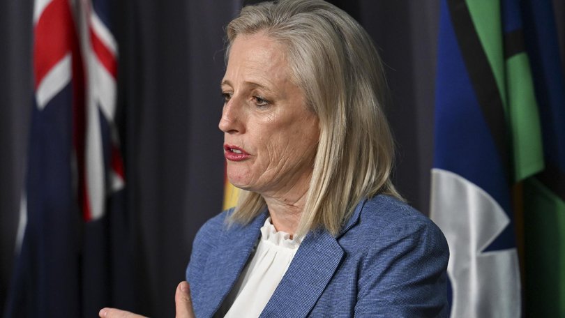 Finance Minister Katy Gallagher has hinted Labor could tweak the capital gains tax. Picture: NewsWire / Martin Ollman