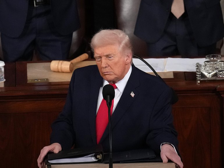 President delivers his State of the Union address.