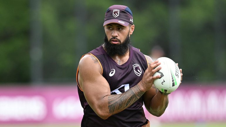 Payne Haas has explained the reasons behind his decision to join South Sydney in 2027. (Darren England/AAP PHOTOS)