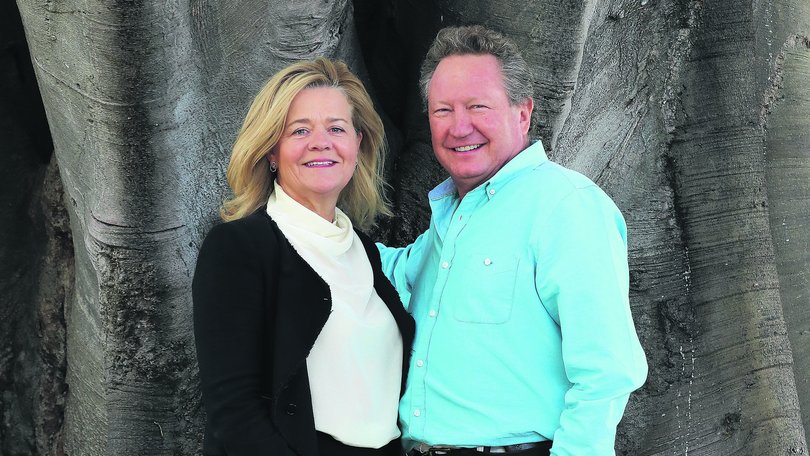 Andrew Forrest and Nicola Forrest.
Nic Ellis