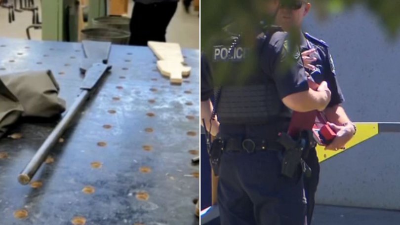 A wooden gun made for a school play has sparked three schools to be lockdown