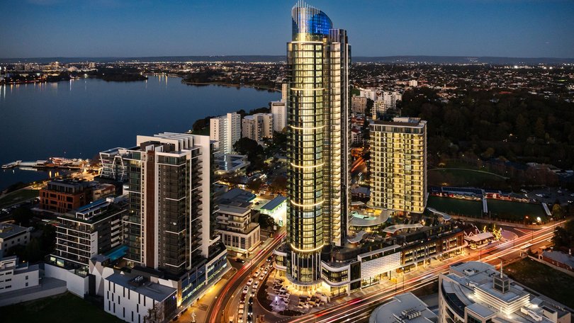The twin tower complex known as Civic Heart in South Perth.