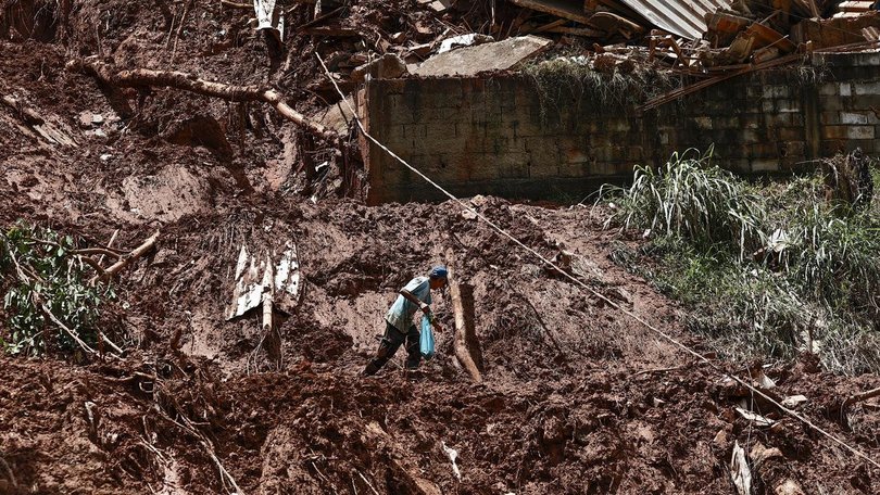 The death toll from the devastating Brazil floods has risen to 40 with dozens more missing. (EPA PHOTO)