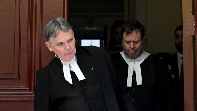 Mr Lynn was represented by barristers Dermot Dann KC (left) and Michael McGrath. Picture: NewsWire / Andrew Henshaw