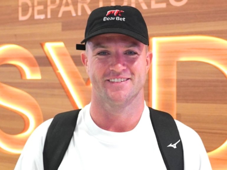 Chad Townsend collapsed on a flight to the US. 