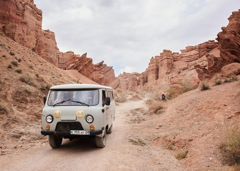 Charyn Canyon, the Grand Canyon of Central Asia, Kazkhstan.