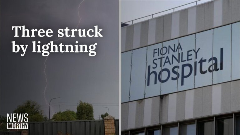 In today’s episode, Ben O’Shea provides an update on two kids and a dog walker struck by LIGHTNING in Perth today. 