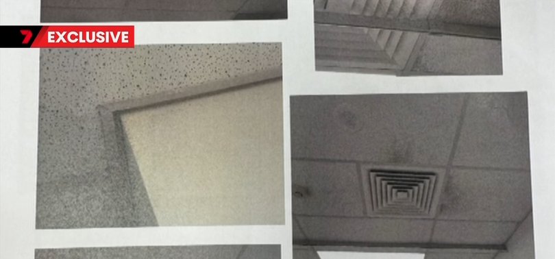 Mould in the paediatric unit at John Hunter Hospital.