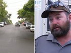 Hero tradie chases off would be thief who tried to steal car with young child inside in Brisbane.