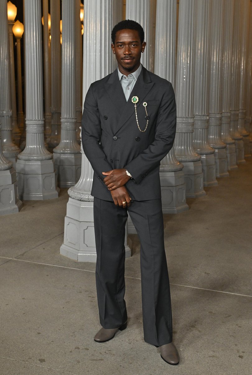 Damson Idris attends LACMA Art+Film Gala at the Los Angeles County Museum of Art. (Photo by Lisa O'CONNOR / AFP) Picture: LISA O'CONNOR