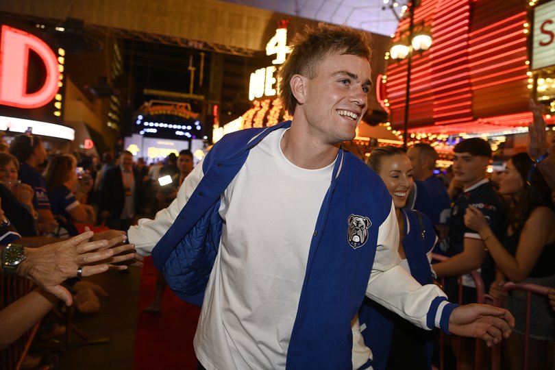 Lachlan Galvin at the NRL fan event in Las Vegas.