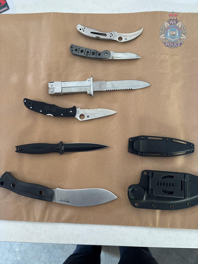 Michaels has been charged with five offences including possessing a prohibited weapon.