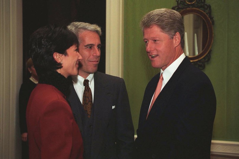 Ghislaine Maxwell and Jeffrey Epstein were once White House guests of former President Bill Clinton, new pictures prove.