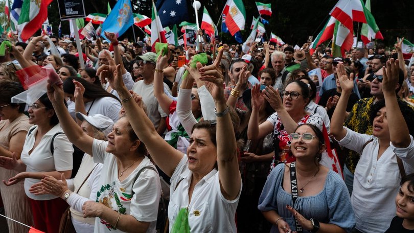 Iranian Australians are celebrating the fall of Ayatollah Ali Khamenei after US-Israeli air strikes. 