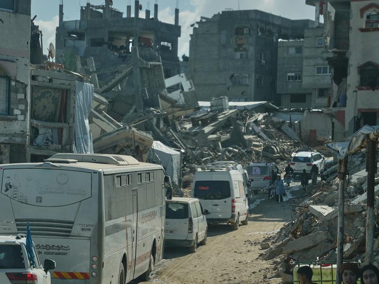 Israel reopened the Rafah border crossing a month ago to allow humanitarian aid to be sent to Gaza. (AP PHOTO)