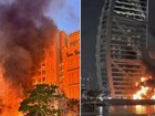 The Fairmont Hotel in Palm Jumeirah and the Burj Al Arab Hotel have both been damaged in bombing raids. 