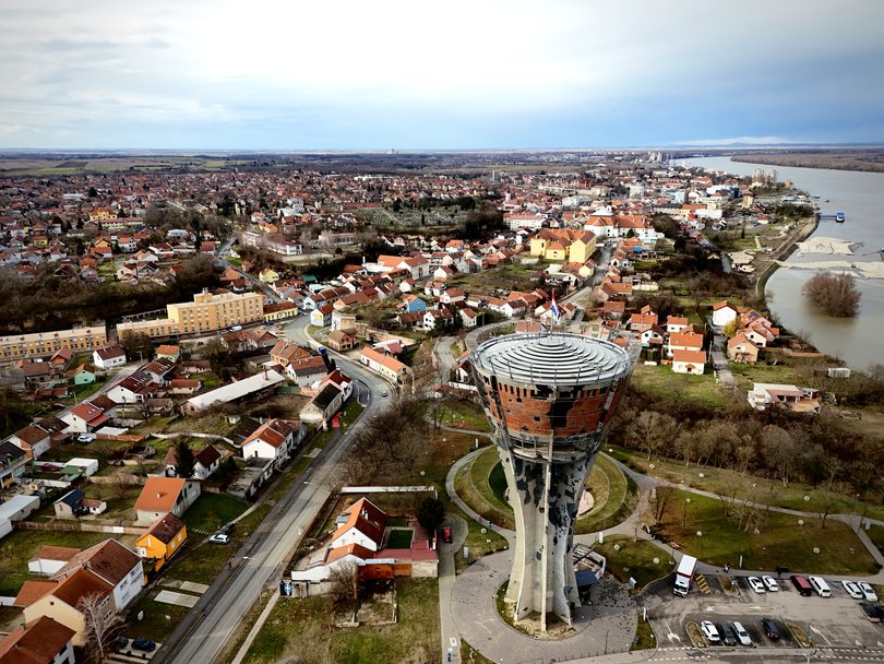 Vukovar with famous water tower