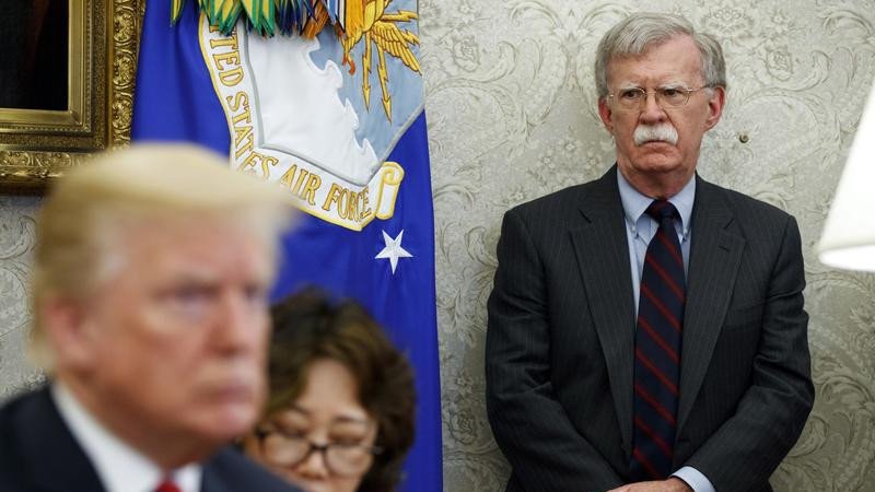 Former adviser John Bolton is a critic of Trump.