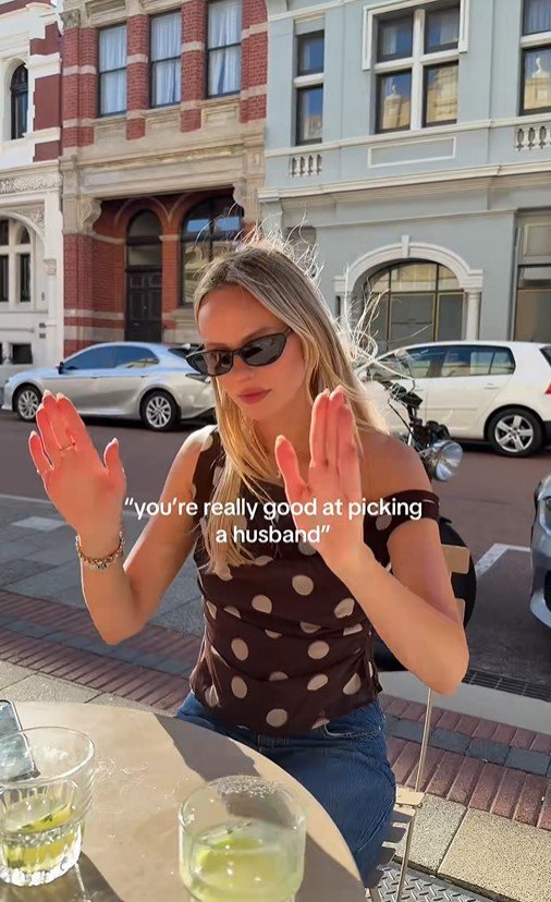 Jule Neale featured in the now viral Tik Tok video.