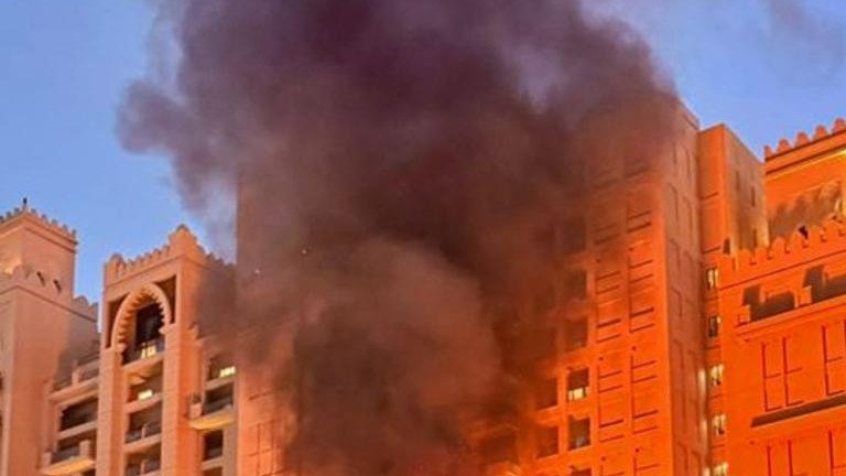 The Fairmont Hotel in Palm Jumeirah, Dubai, was targeted by Iran in a retaliatory strike following a joint US-Israeli attack on Iran.