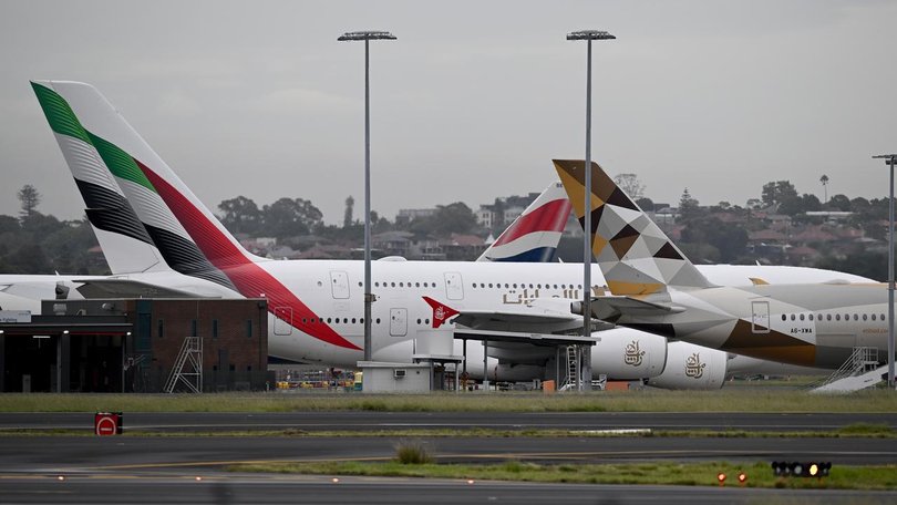 About 115,000 Australians are stranded in the Middle East after the region's air spaces were closed.