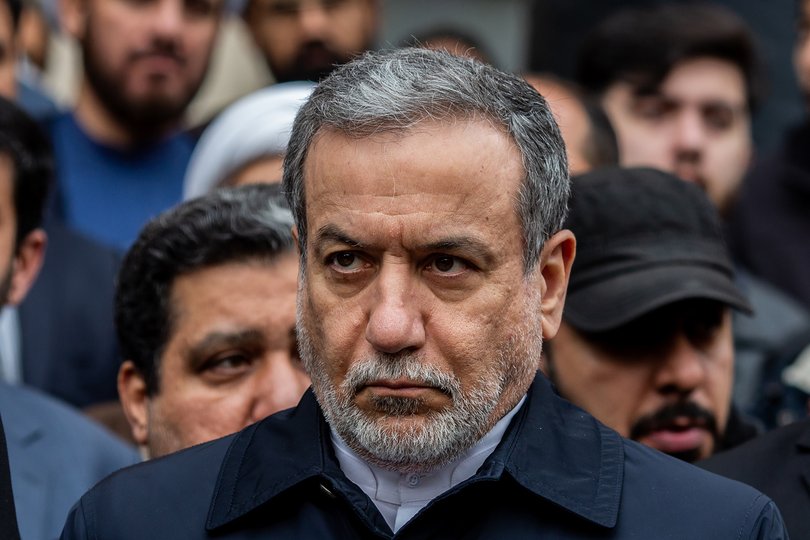 Abbas Araghchi, the Iranian foreign minister, in Tehran, Iran, Jan. 20, 2025.