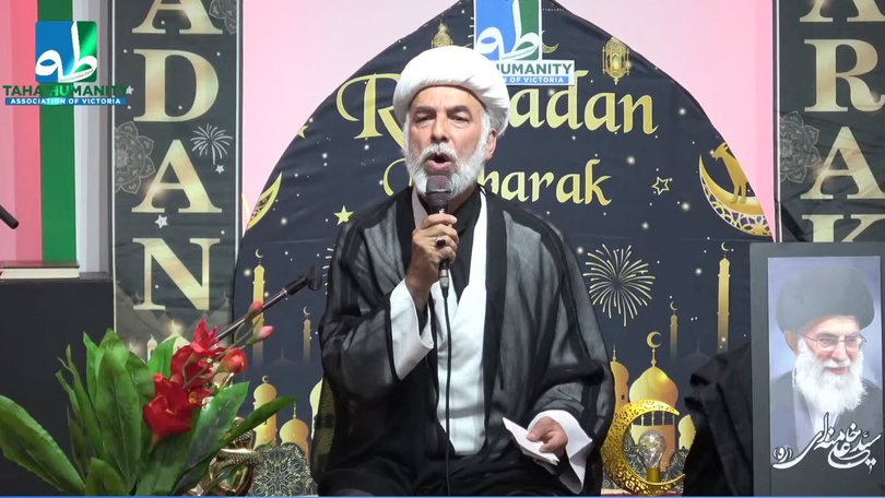 Taha Centre Melbourne senior scholar Dr Rahim Latify led condolences for Iranian tyrant Ayatollah Ali Khamenei.