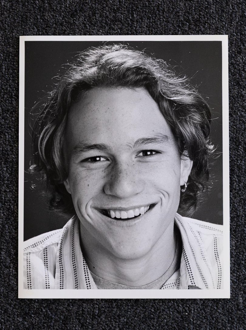 Heath Ledger as a late teen.