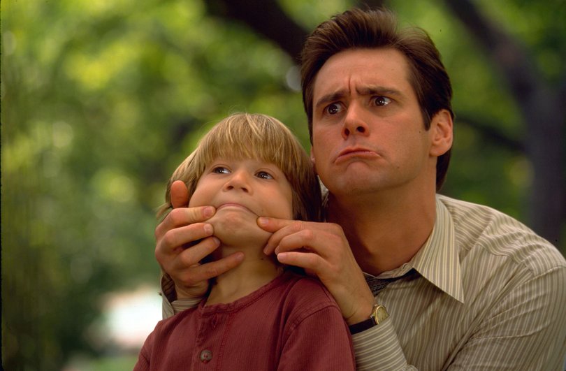 Jim Carrey in Liar Liar.