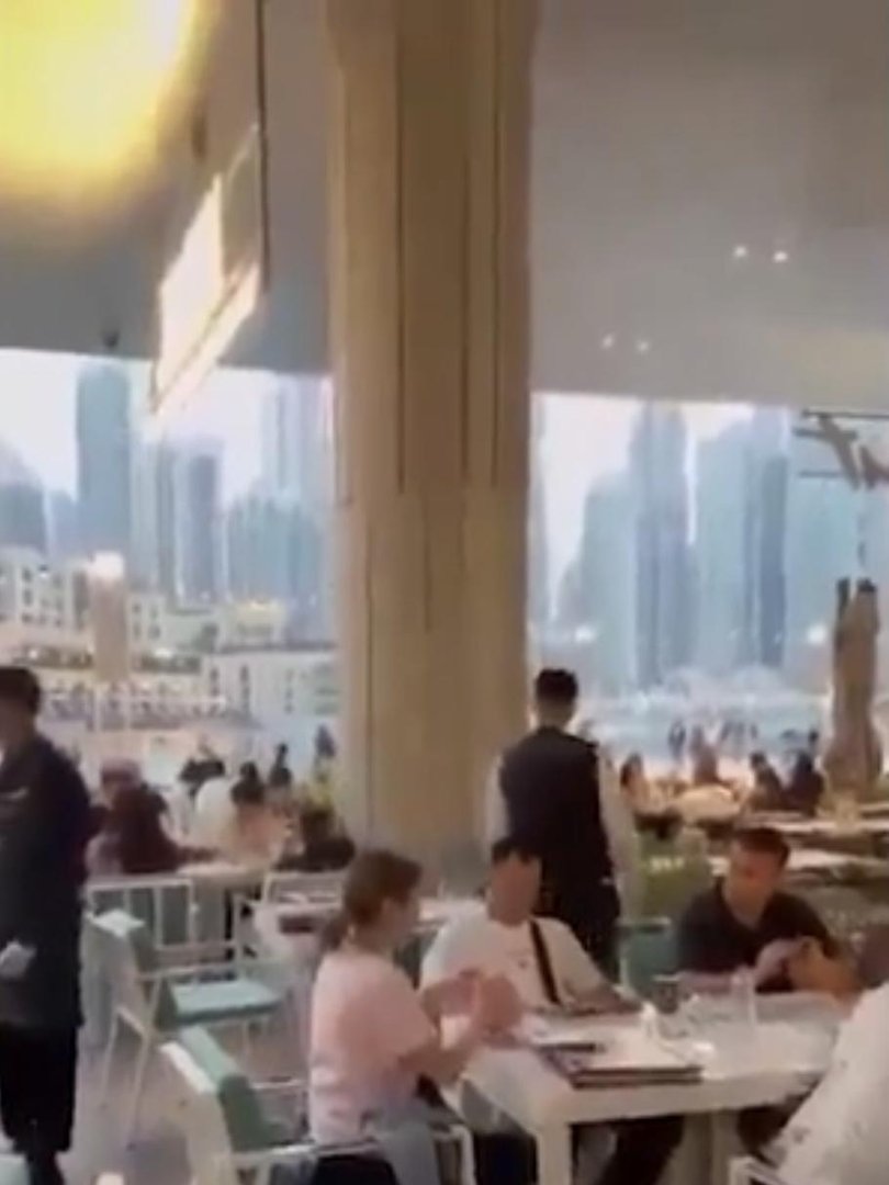 A Ramadan cannon blast at sunset was mistaken for a bomb blast in Dubai. Picture: X