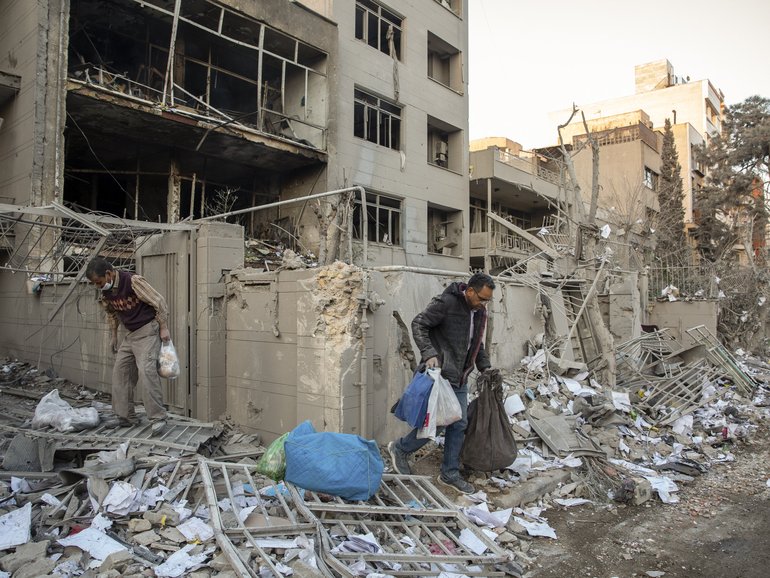 After three days of bombardment, the assault in Tehran seems only to be intensifying.