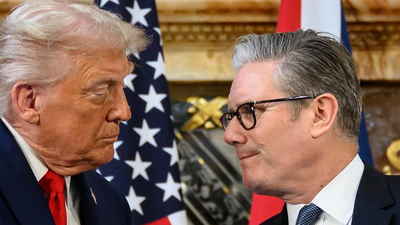 Donald Trump is furious with Keir Starmer who he thinks is too concerned with legalities.