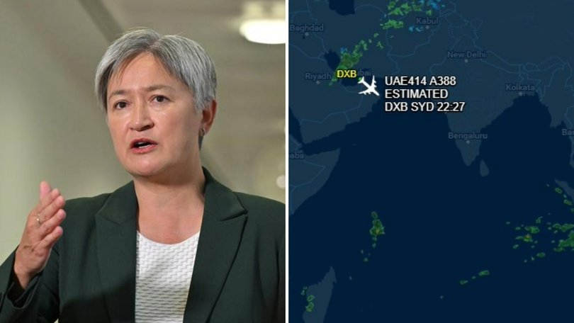 The first repatriation flight from Dubai to Sydney has taken off, but thousands of Australians remain in the UAE.