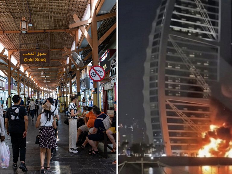 Australians in Dubai are sharing starkly different experiences online.
