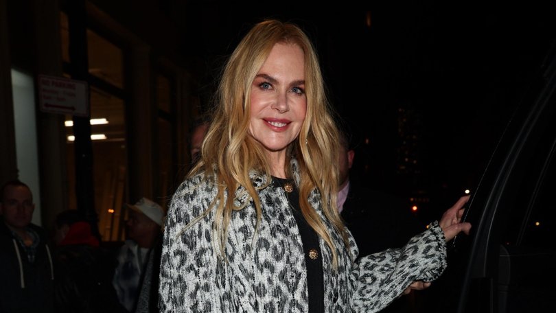 Nicole Kidman stepped out in a chic leopard-print coat after chatting about Scarpetta on The Tonight Show Starring Jimmy Fallon before heading to 92NY.