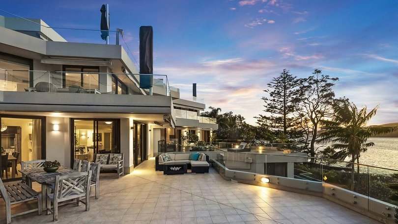 One of the two terraces.