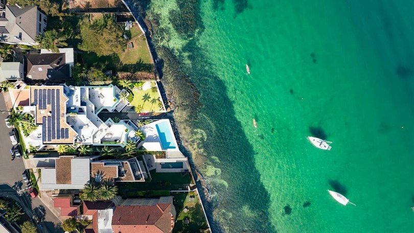 The apartment is located in a boutique block of six.