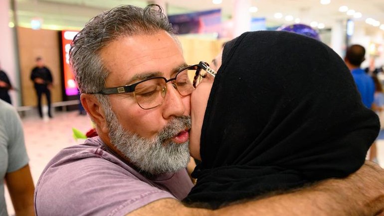 More than 200 passengers have returned to Australia on a flight from the United Arab Emirates.