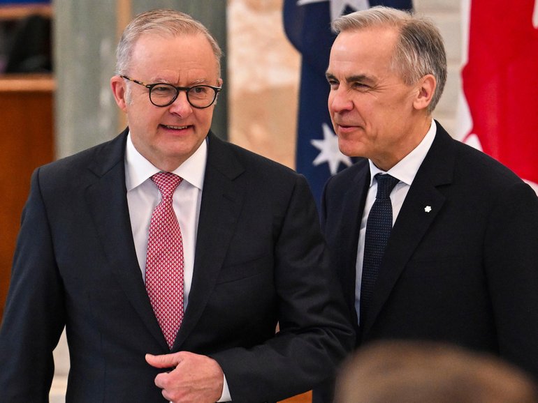 Canadian Prime Minister Mark Carney has called for middle powers to unite amid an increasingly fractured world order.