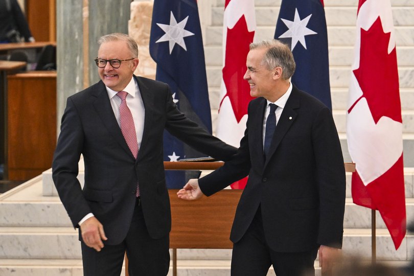 Australia and Canada, surprisingly, and swiftly backed Mr Trump. 