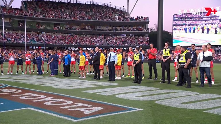 The SCG stood as one to remember the victims of Bondi and honour the heroes.