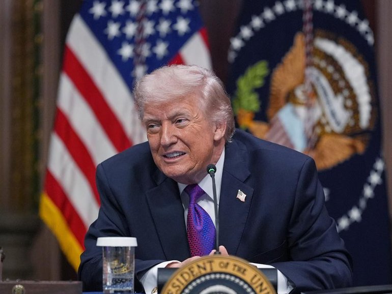 "We want to be involved in the process of choosing" Iran's leader, US President Donald Trump says.