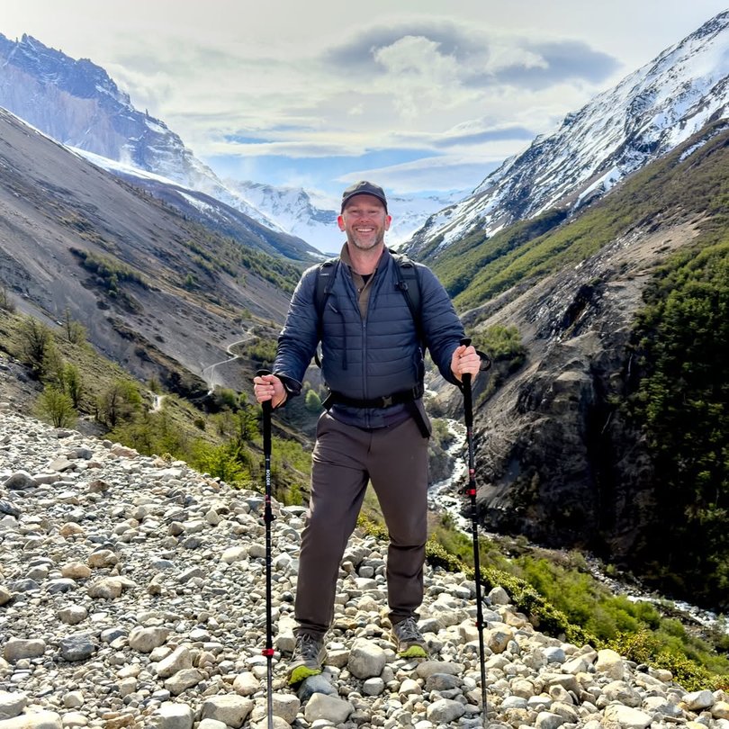 ‘Four days in Chilean Patagonia, hiking past lakes, glaciers, mountains, rivers - and up to the majestic Torres del Paine!’