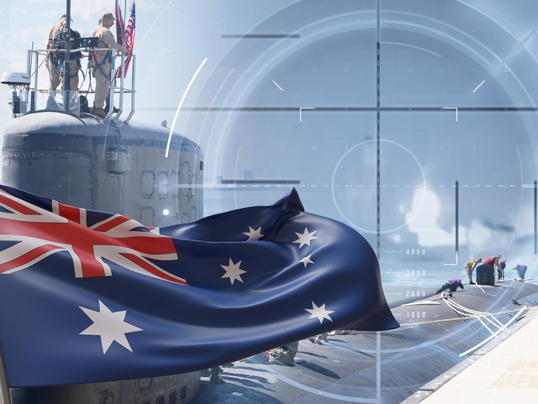 Three Australians on-board US sub that sunk Iranian warship.