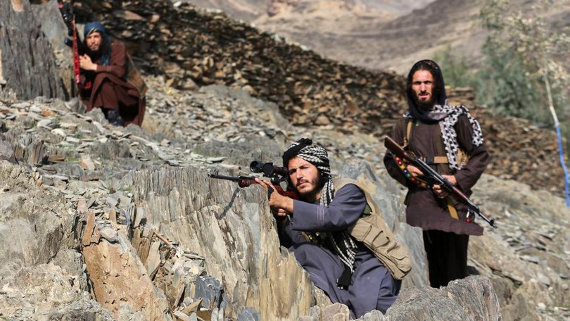 Afghanistan says Taliban forces have struck Pakistani military posts in more than 20 locations.