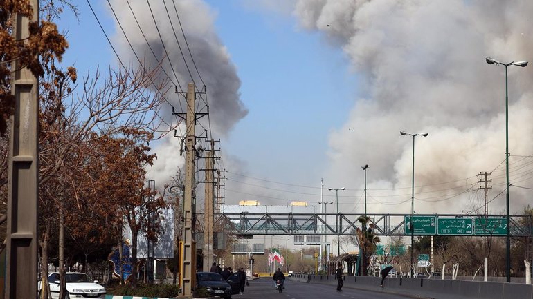 The Israeli army says its warplanes have struck a bunker beneath a government compound in Tehran. 