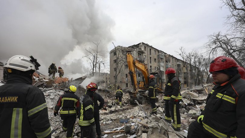 Kharkiv officials say deadly Russian attacks damaged 19 residential buildings.
