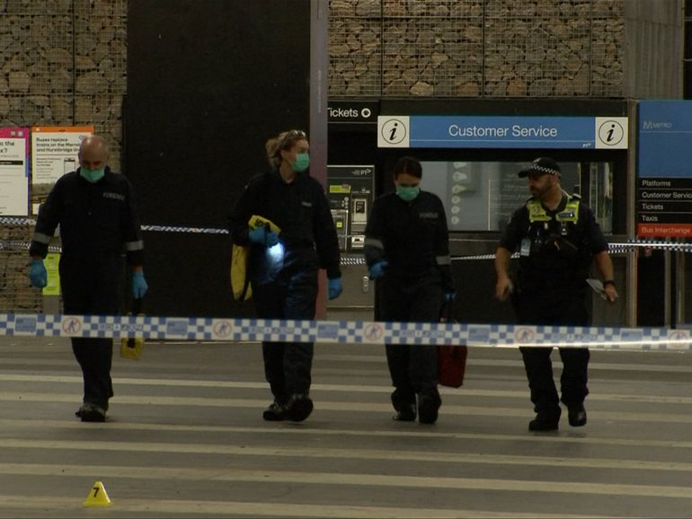 The bystander was allegedly murdered by three people.