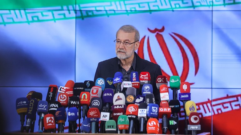 Secretary of the Supreme National Security Council of Iran Ali Larijani.